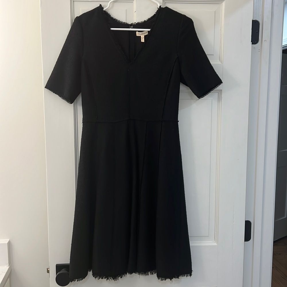 Rebecca Taylor Black Tweed Dress